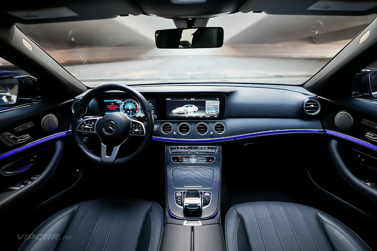 Mercedes E350 Interior View